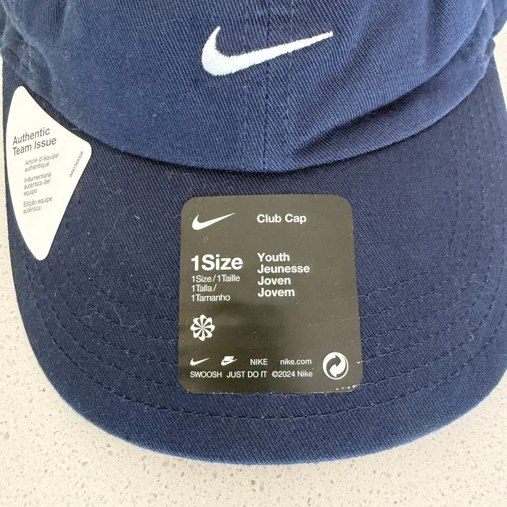 Nike Virginia Cavaliers Youth Club Cap Navy Blue Adjustable Hat Authentic Team
